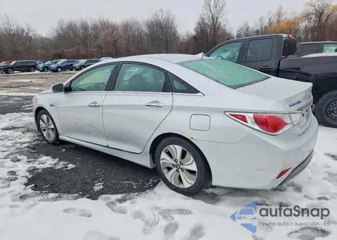 2013 Hyundai Sonata Hybrid z USA, uszkodzony, nr VIN KMHEC4A42DA098840
